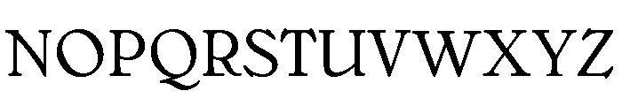Bellini Original Small Caps Font UPPERCASE