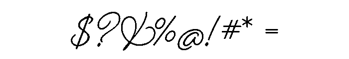 Beloved Script Bold Font OTHER CHARS