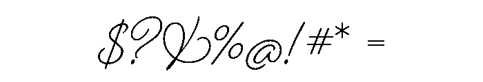 Beloved Script Regular Font OTHER CHARS