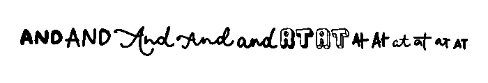 Bemba Graphics Catchwords One FONT