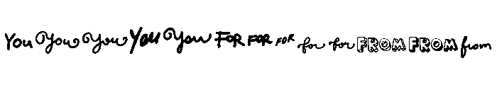 Bemba Graphics Catchwords Two FONT