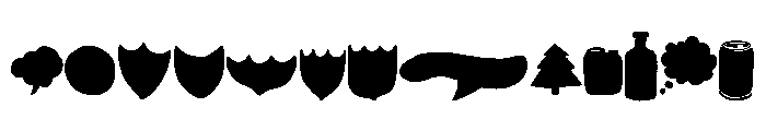 Bemba Graphics Decor One Font LOWERCASE