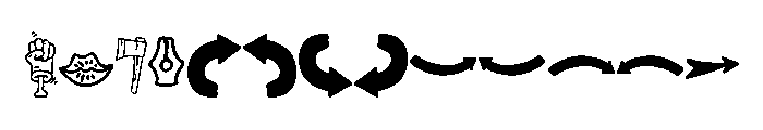 Bemba Graphics Decor Three Font LOWERCASE