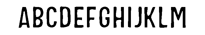 Bemba Sans Condensed Fill Font UPPERCASE