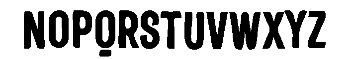 Bemba Sans Condensed Regular Font UPPERCASE