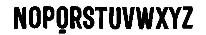 Bemba Sans Condensed Regular Font LOWERCASE