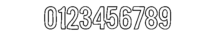 Bemba Sans Condensed Stroke Font OTHER CHARS