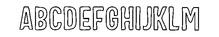 Bemba Sans Condensed Stroke FONT