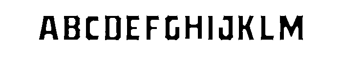 Bemba Sans Fill Font UPPERCASE