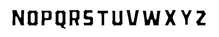 Bemba Sans Fill Font UPPERCASE