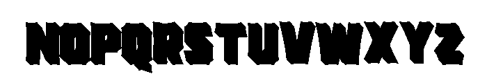 Bemba Sans Shadow One Font UPPERCASE