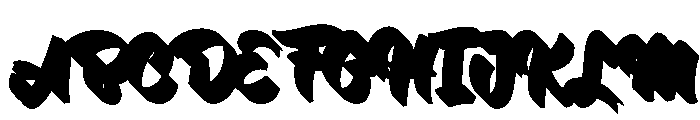 Bemba Script Shadow One Font UPPERCASE