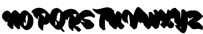 Bemba Script Shadow One Font UPPERCASE