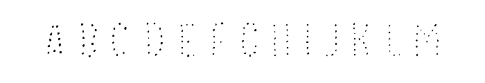 Bemba Serif Dot Decor Font UPPERCASE