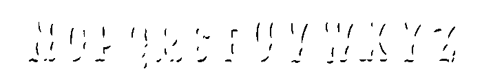 Bemba Serif Fancy Shade Font LOWERCASE