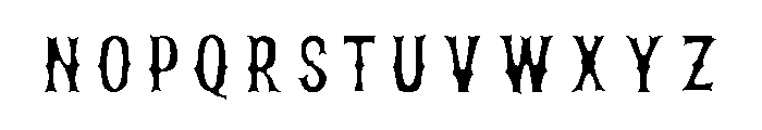 Bemba Serif Fill Font UPPERCASE