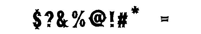 Bemba Serif Regular Font OTHER CHARS