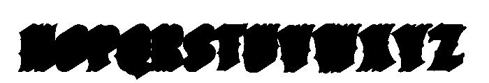 Bemba Serif Shadow Two Font LOWERCASE