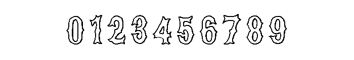 Bemba Serif Stroke Font OTHER CHARS