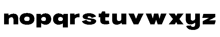 Benigne Sans Bold Font LOWERCASE