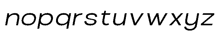 Benigne Sans Extra Light Italic Font LOWERCASE