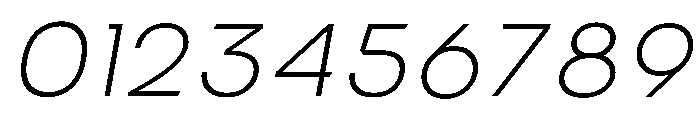 Benigne Sans Italic Font OTHER CHARS
