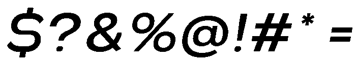 Benigne Sans Light Italic Font OTHER CHARS