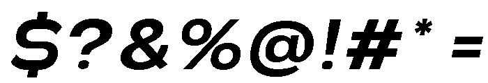 Benigne Sans Regular Italic Font OTHER CHARS
