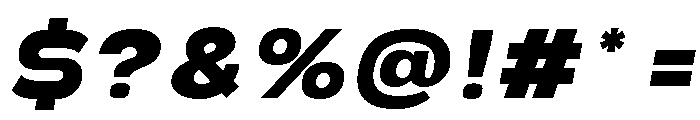 Benigne Sans Semi Bold Italic Font OTHER CHARS
