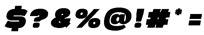 Benigne Sans Ultra Bold Italic Font OTHER CHARS