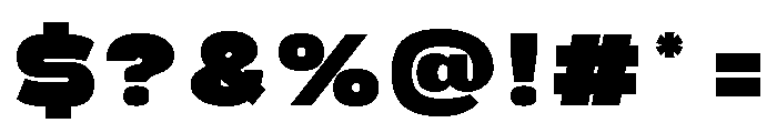 Benigne Sans Ultra Bold Font OTHER CHARS