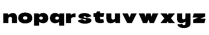 Benigne Sans Ultra Bold Font LOWERCASE