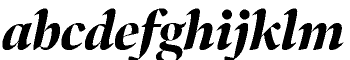Bennet Banner Black Italic FONT