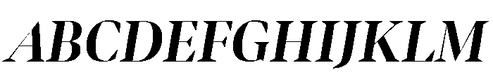 Bennet Banner Bold Italic Font UPPERCASE