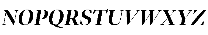 Bennet Banner Bold Italic Font UPPERCASE