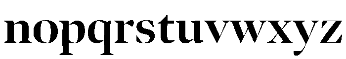 Bennet Banner Bold Font LOWERCASE