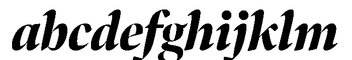 Bennet Banner Condensed Black Italic FONT