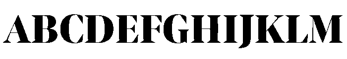 Bennet Banner Condensed Black Font UPPERCASE