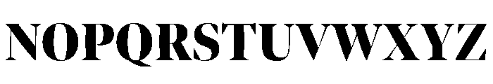 Bennet Banner Condensed Black Font UPPERCASE