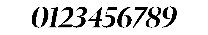 Bennet Banner Condensed Bold Italic Font OTHER CHARS