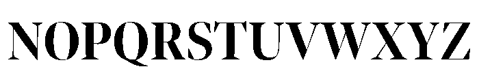Bennet Banner Condensed Bold Font UPPERCASE