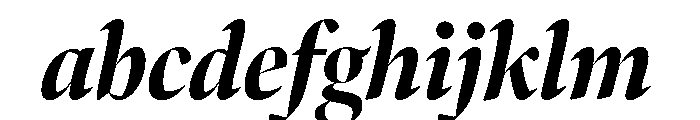 Bennet Banner Condensed Extra Bold Italic FONT