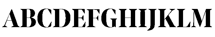 Bennet Banner Condensed Extra Bold Font UPPERCASE