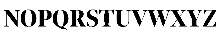 Bennet Banner Condensed Extra Bold Font UPPERCASE