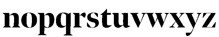 Bennet Banner Condensed Extra Bold Font LOWERCASE