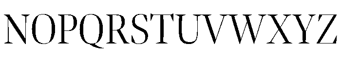 Bennet Banner Condensed Light Font UPPERCASE