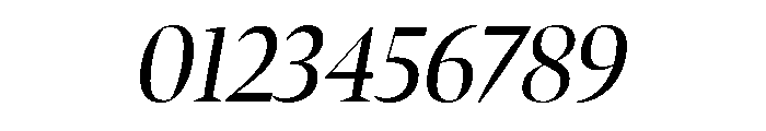 Bennet Banner Condensed Regular Italic Font OTHER CHARS