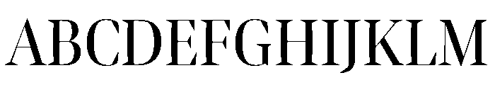 Bennet Banner Condensed Regular Font UPPERCASE