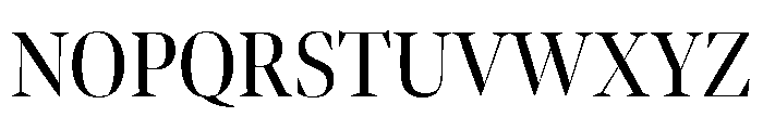 Bennet Banner Condensed Regular Font UPPERCASE