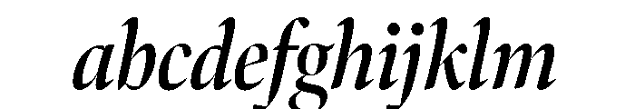 Bennet Banner Condensed Semi Bold Italic FONT